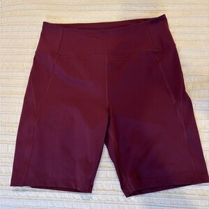 Girlfriend Collective Plum Bike Shorts in Size XXL